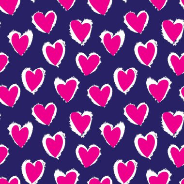 Mor Kalp şeklinde fırça darbesi moda tekstil ve grafikleri için kusursuz bir arka plan