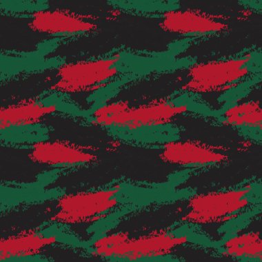 Noel Fırçası Vuruşu Kamuflajı. Moda tekstil ve grafikleri için uygun soyut, pürüzsüz desen arkaplanı.