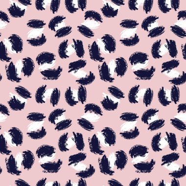 Moda tekstil, grafik ve el sanatları için Pembe Deniz Hayvanı Leoparı Kusursuz Desenli Arkaplan