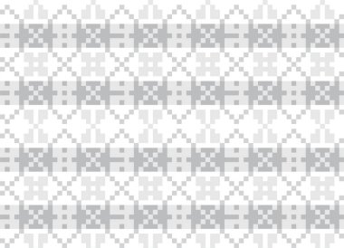 Moda tekstil, örgü ve grafikleri için beyaz Noel panayırı desenli arka plan