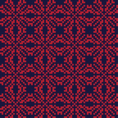 Moda tekstil, örgü ve grafikler için uygun kızıl donanma Noel kar taneleri adası desenli arka plan