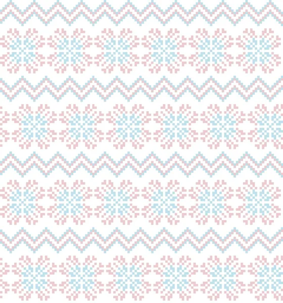 Ice Blue Noël Flocon Neige Beau Fond Motif Isle Adapté — Image vectorielle