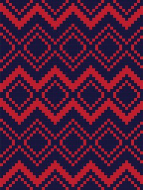 Kırmızı Argyle, elmas şekilli kusursuz arkaplan moda tekstil, örgü, grafik için uygun