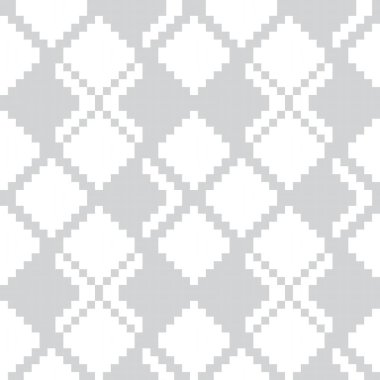 Beyaz Argyle, elmas şekilli kusursuz arkaplan moda tekstil, örgü, grafik için uygun