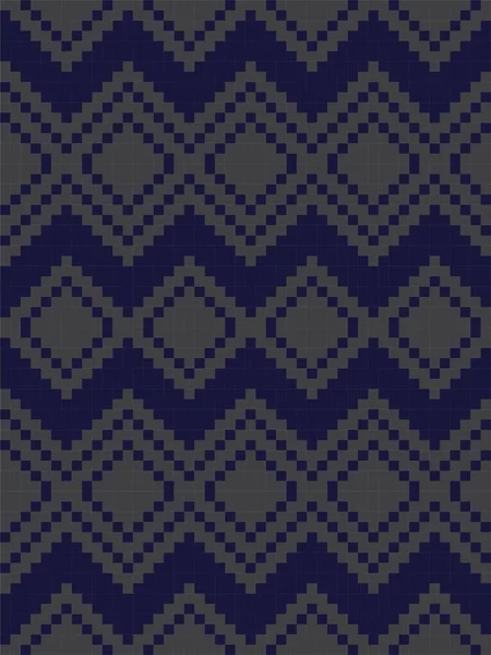 ブルーアーガイル ファッション繊維 ニットウェア グラフィックに適したダイヤモンドシェイプシームレスパターン背景 — ストックベクタ