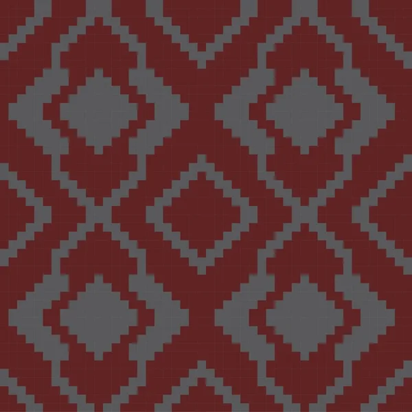 Burgundy Argyle Fondo Patrón Sin Costura Forma Diamante Adecuado Para — Archivo Imágenes Vectoriales