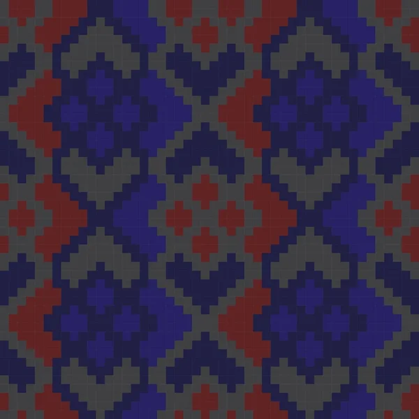 Burgundy Argyle Fondo Patrón Sin Costura Forma Diamante Adecuado Para — Vector de stock