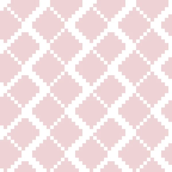 Pink Argyle Rautenform Nahtloser Musterhintergrund Für Modetextilien Strickwaren Grafiken — Stockvektor