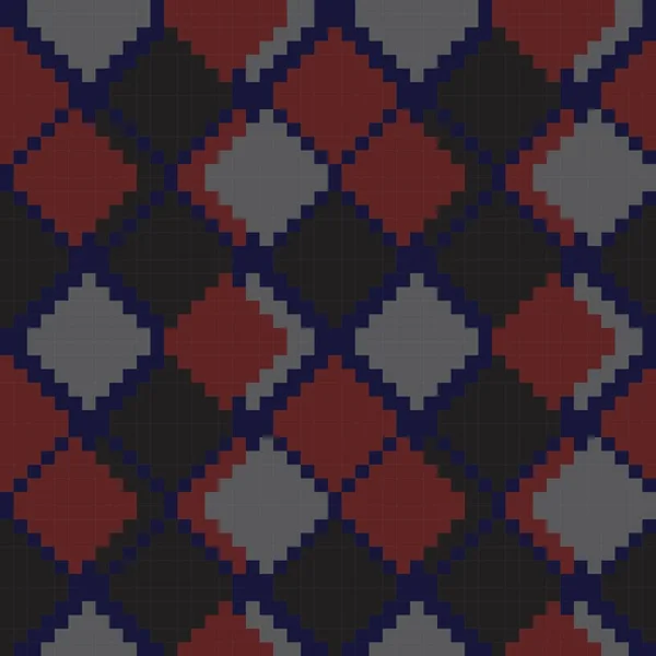 ブルゴーニュアルジェ ファッション繊維 ニットウェア グラフィックに適したダイヤモンドシェイプシームレスパターン背景 — ストックベクタ