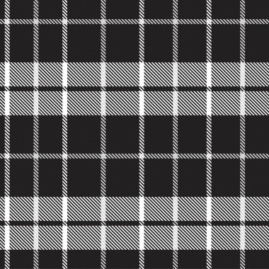 Moda tekstil ve grafikleri için uygun siyah ve beyaz asimetrik desenli