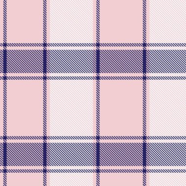 Moda tekstil ve grafikleri için uygun Pembe Donanma Asimetrik Ekose desenli kusursuz desen