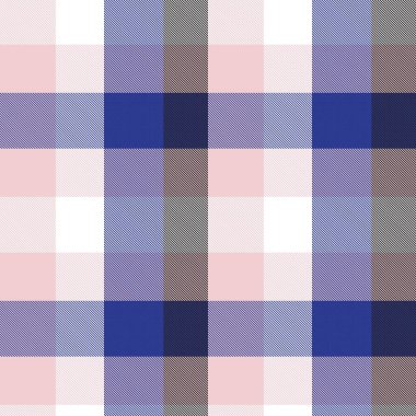 Moda tekstil ve grafikleri için uygun Pembe Donanma Asimetrik Ekose desenli kusursuz desen