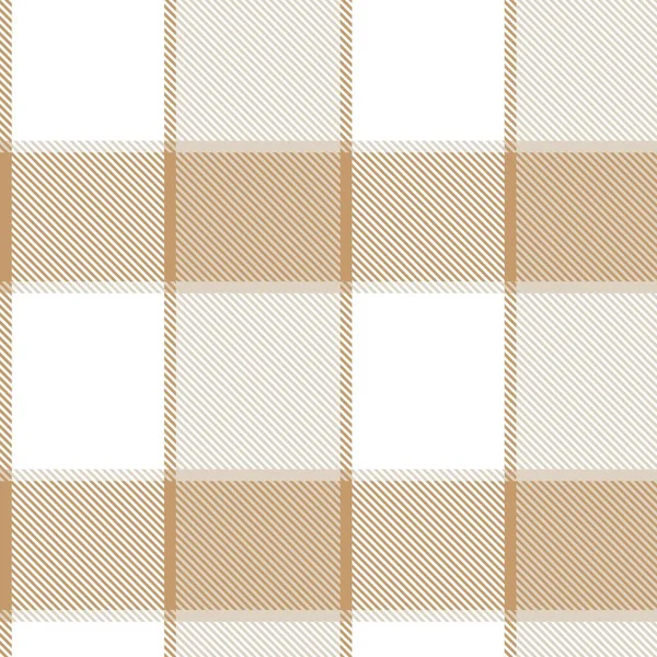 Hnědé Asymetrické Plaid Texturované Bezešvé Vzor Vhodný Pro Módní Textil — Stockový vektor