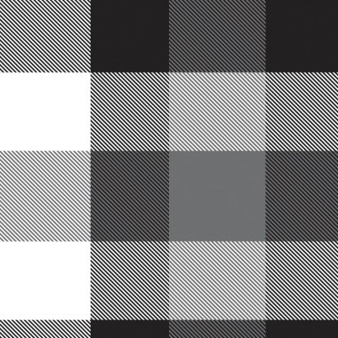 Moda tekstil ve grafikleri için uygun siyah ve beyaz asimetrik desenli