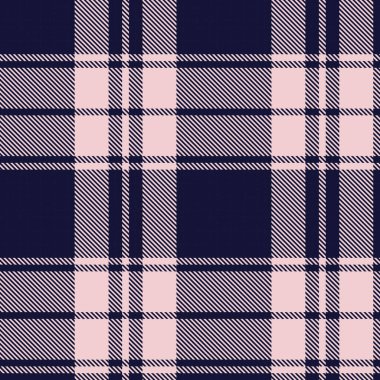 Moda tekstil ve grafikleri için uygun Pembe Donanma Asimetrik Ekose desenli kusursuz desen