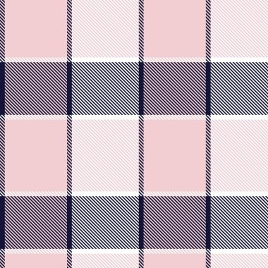 Moda tekstil ve grafikleri için uygun Pembe Donanma Asimetrik Ekose desenli kusursuz desen