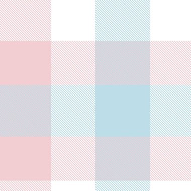Gökyüzü Mavisi Asimetrik Ekose desenli moda tekstil ve grafikleri için uygun