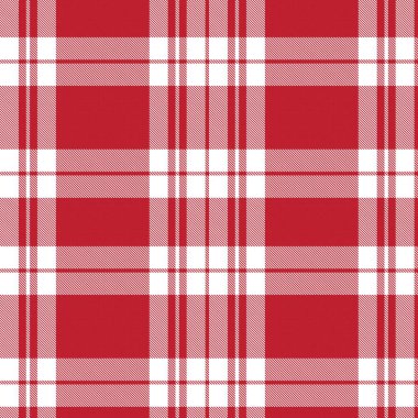 Moda tekstil ve grafikleri için uygun kırmızı asimetrik ekoseli desensiz desen