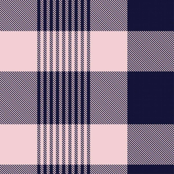 Patrón Sin Costura Texturizado Cuadros Asimétricos Pink Navy Adecuado Para — Vector de stock