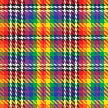 Gökkuşağı Ekoseli, kareli, ekose desenli moda tekstil ve grafikleri için uygun