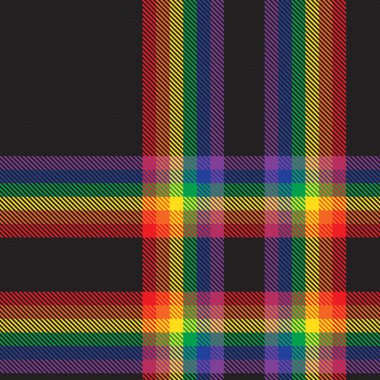 Gökkuşağı Ekoseli, kareli, ekose desenli moda tekstil ve grafikleri için uygun