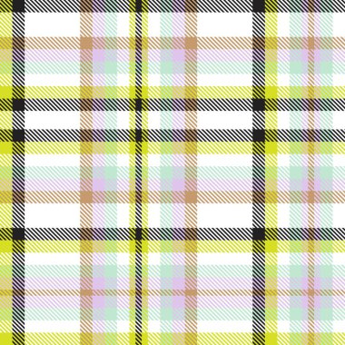 Renkli Ekose desenli moda tekstil ve grafikleri için pürüzsüz desen