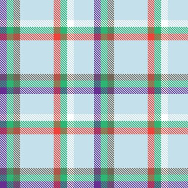 Renkli Ekose desenli moda tekstil ve grafikleri için pürüzsüz desen