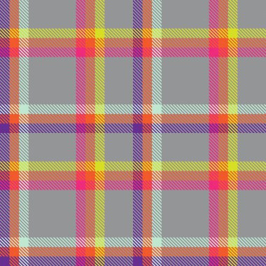 Renkli Ekose desenli moda tekstil ve grafikleri için pürüzsüz desen