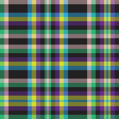 Renkli Ekose desenli moda tekstil ve grafikleri için pürüzsüz desen