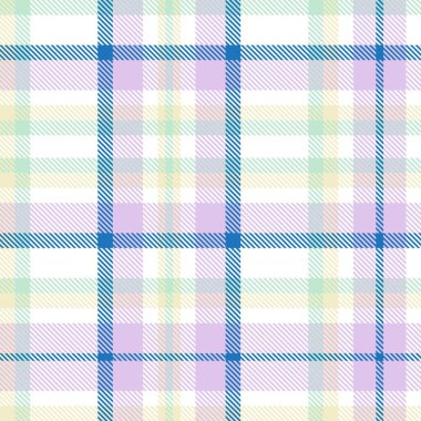 Renkli Ekose desenli moda tekstil ve grafikleri için pürüzsüz desen