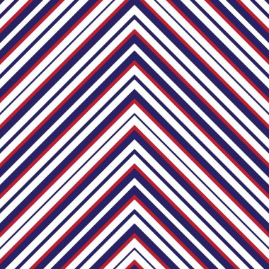 Moda tekstili ve grafikleri için uygun kırmızı ve mavi köşegen çizgili, dikişsiz arkaplan