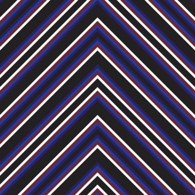 Moda tekstili ve grafikleri için uygun kırmızı ve mavi köşegen çizgili, dikişsiz arkaplan