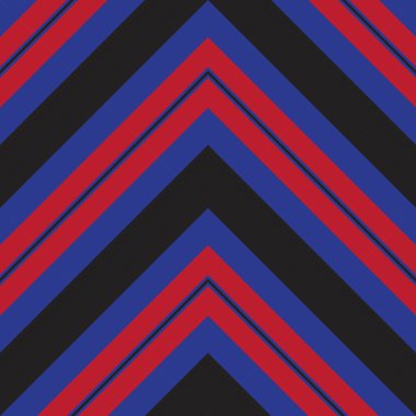 Moda tekstili ve grafikleri için uygun kırmızı ve mavi köşegen çizgili, dikişsiz arkaplan