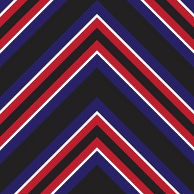 Moda tekstili ve grafikleri için uygun kırmızı ve mavi köşegen çizgili, dikişsiz arkaplan