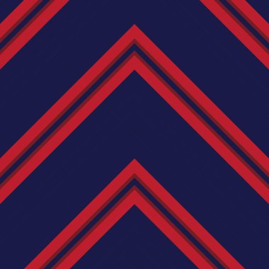 Moda tekstili ve grafikleri için uygun kırmızı ve mavi köşegen çizgili, dikişsiz arkaplan