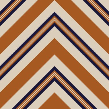 Moda tekstil ve grafikleri için uygun turuncu sembol çizgili dikişsiz arkaplan