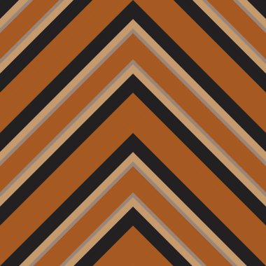 Moda tekstil ve grafikleri için uygun turuncu sembol çizgili dikişsiz arkaplan