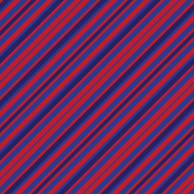Moda tekstili ve grafikleri için uygun kırmızı ve mavi köşegen çizgili dikişsiz arkaplan