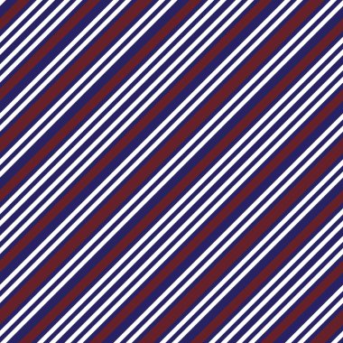 Moda tekstili ve grafikleri için uygun kırmızı ve mavi köşegen çizgili dikişsiz arkaplan