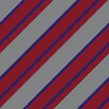 Moda tekstili ve grafikleri için uygun kırmızı ve mavi köşegen çizgili dikişsiz arkaplan
