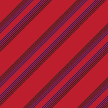 Moda tekstili ve grafikleri için uygun kırmızı ve mavi köşegen çizgili dikişsiz arkaplan