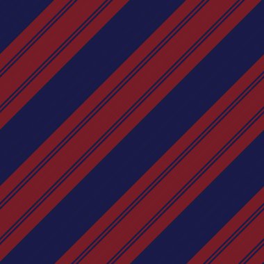 Moda tekstili ve grafikleri için uygun kırmızı ve mavi köşegen çizgili dikişsiz arkaplan