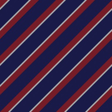 Moda tekstili ve grafikleri için uygun kırmızı ve mavi köşegen çizgili dikişsiz arkaplan