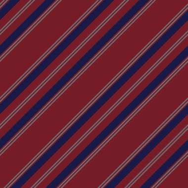 Moda tekstili ve grafikleri için uygun kırmızı ve mavi köşegen çizgili dikişsiz arkaplan