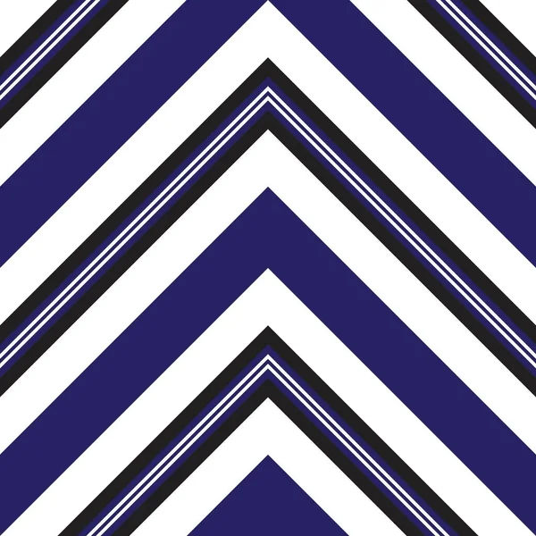 Fondo Patrón Sin Costura Rayado Diagonal Chevron Azul Adecuado Para — Vector de stock