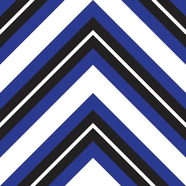 Fondo Patrón Sin Costura Rayado Diagonal Chevron Azul Adecuado Para — Vector de stock