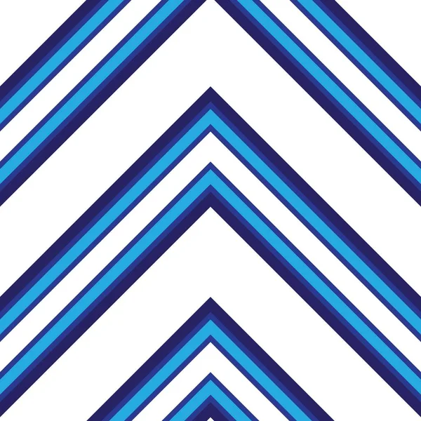 Blauwe Chevron Diagonaal Gestreepte Naadloze Patroon Achtergrond Geschikt Voor Mode — Stockvector