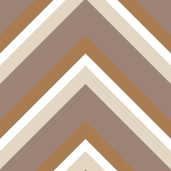 Brown Taupe Chevron Diagonal Striped Seamless Pattern Background Suitable Fashion — Stock Vector