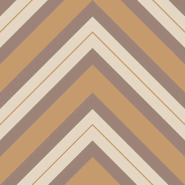 Bruine Taupe Chevron Diagonaal Gestreepte Naadloze Patroon Achtergrond Geschikt Voor — Stockvector