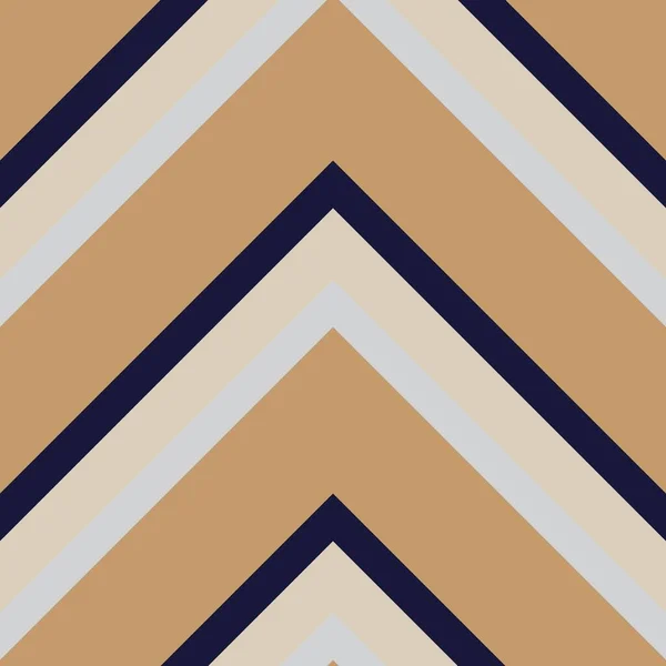 Taupe Marron Chevron Diagonale Rayé Fond Motif Sans Couture Adapté — Image vectorielle